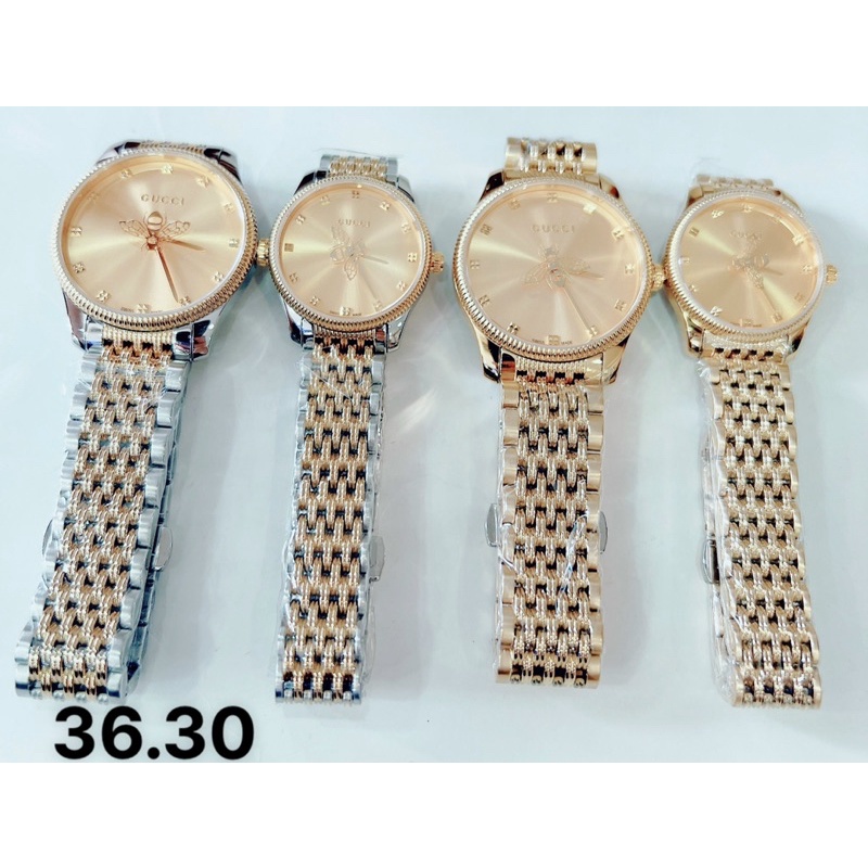 Đồng hồ Gucci nam nữ dây thép con ong