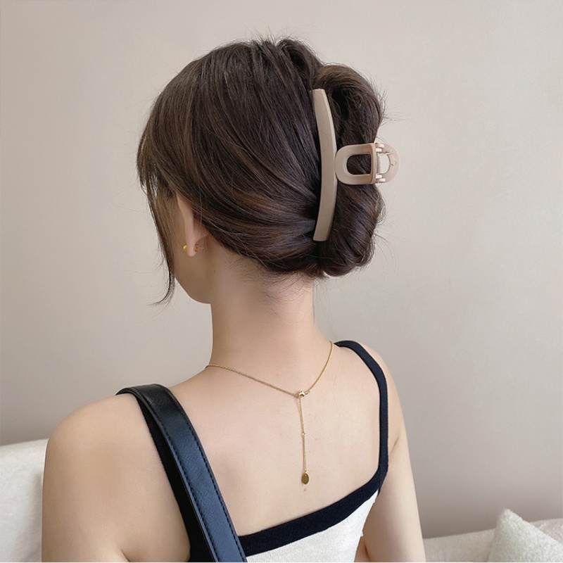 Kẹp Tóc Hình Cá Mập Lớn Bằng Acrylic Thời Trang Hàn Quốc Cho Nữ