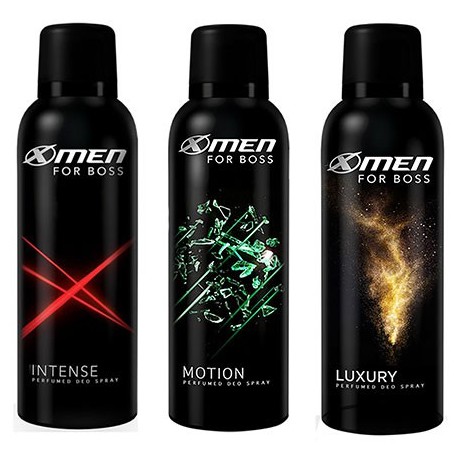 Xịt toàn thân X-Men For Boss đỏ/ xanh lá/ vàng 150ml