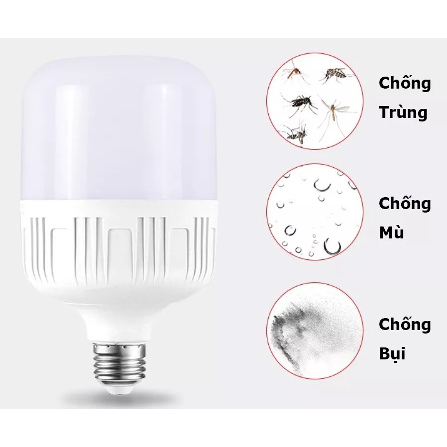 Bóng Đèn Led Bulb Trụ Tròn, Bóng Led Trụ Nhựa OSAKA