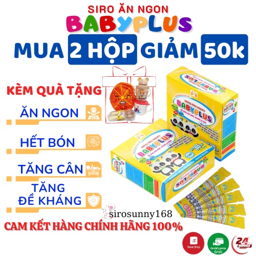 [CHÍNH HÃNG] SIRO ĂN NGON BABYPLUS (BABY PLUS) GIÚP BÉ ĂN NGON MIỆNG VÀ TĂNG CÂN TỐT