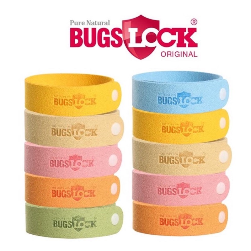 Vòng chống muỗi cho bé/người lớn thiên nhiên Bugs Lock Natural Aromatc nội địa Hàn Quốc