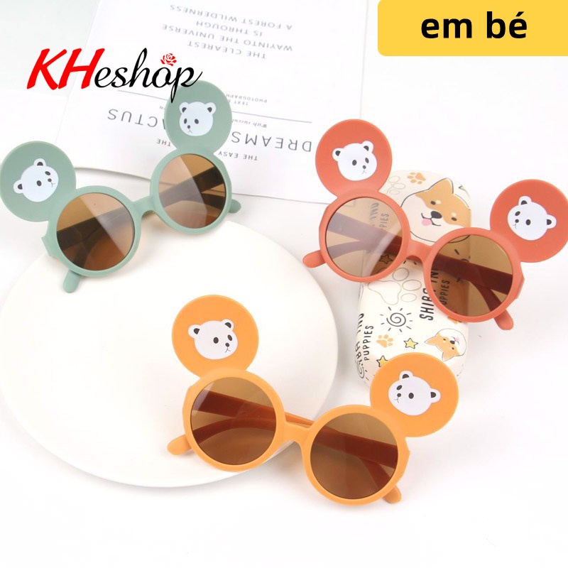 Xu hướng Kính Thời Trang chụp ảnh cho Bé Yêu, Tai To siêu cute chống nắng mã Y1608