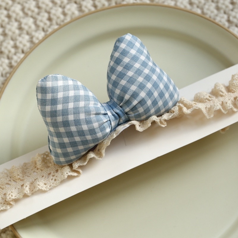 Tubar nơ đội đầu cho bé gái, đính nơ to đẹp đủ màu sắc,dây mềm co giãn nhẹ nhàng cho bé gái 0-24th