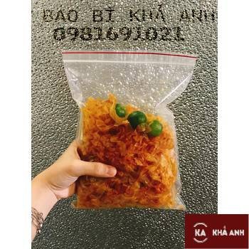 Túi Zip Chỉ Đỏ - Chất Liệu PE An Toàn - Độ dày 6.5 zdem - (1KG)