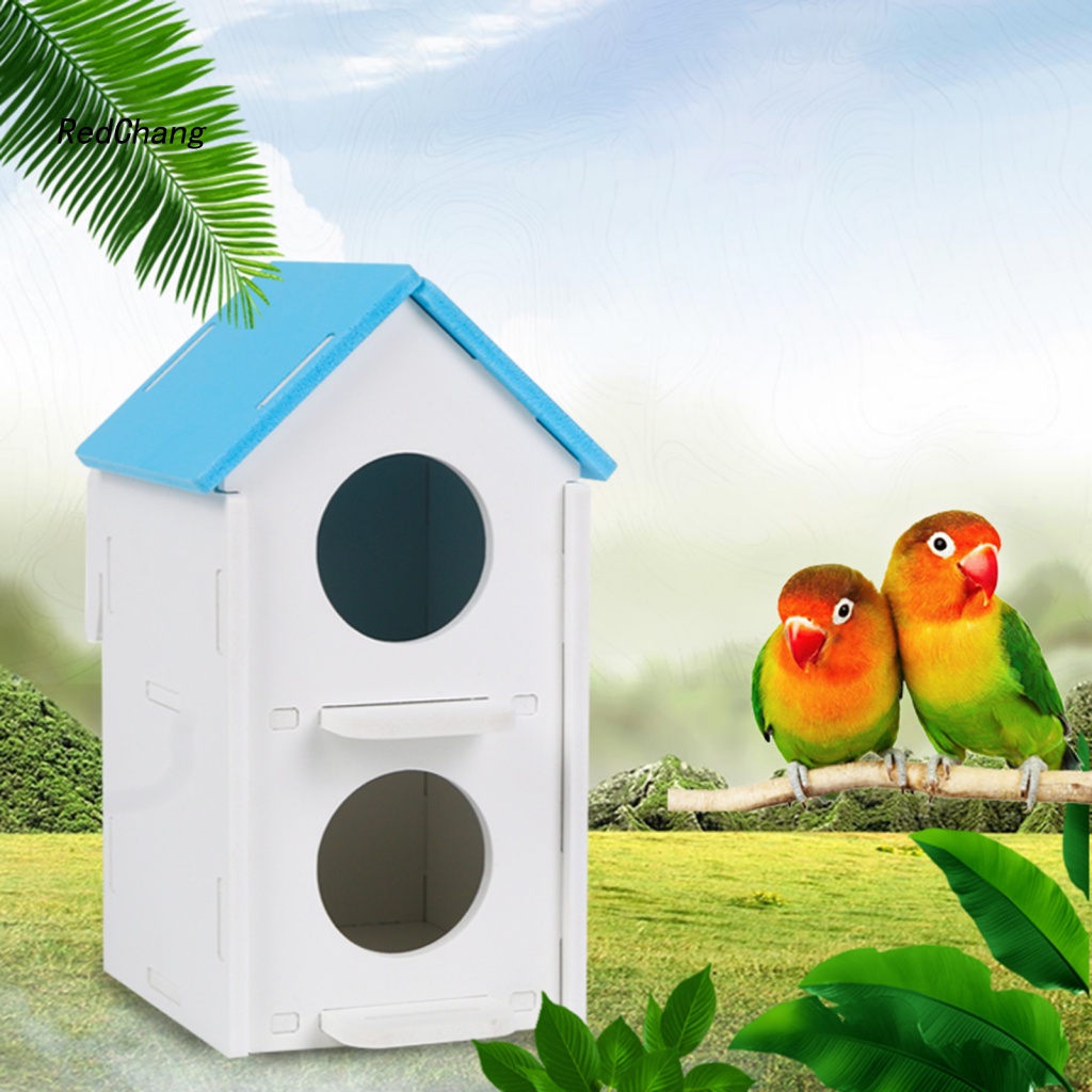 Tổ Chim Bằng Gỗ Nhiều Màu Sắc Dễ Lắp Đặt Tiện Dụng