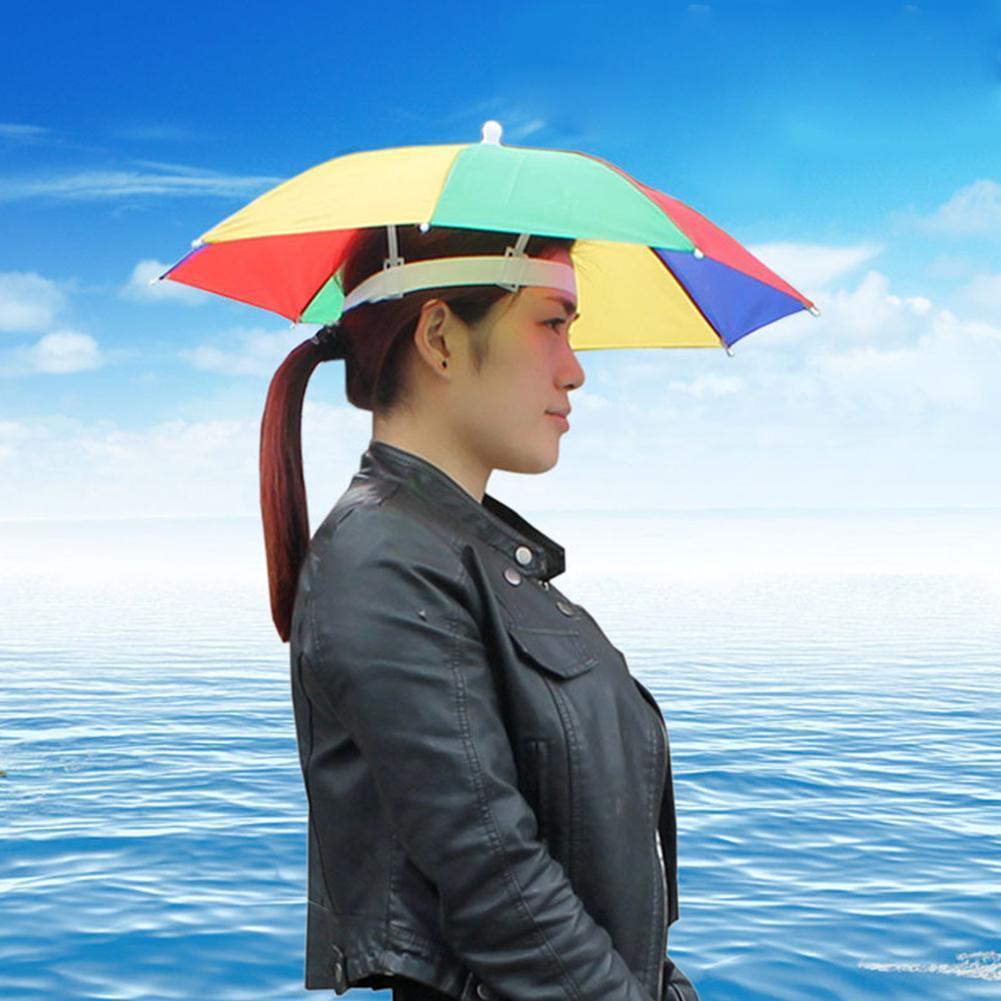 Loạt Bánh Răng Mưa # Nón Dù Chống Nắng Có Thể Gấp Gọn Cho Câu Cá / Cắm Trại / Golf M2P2
