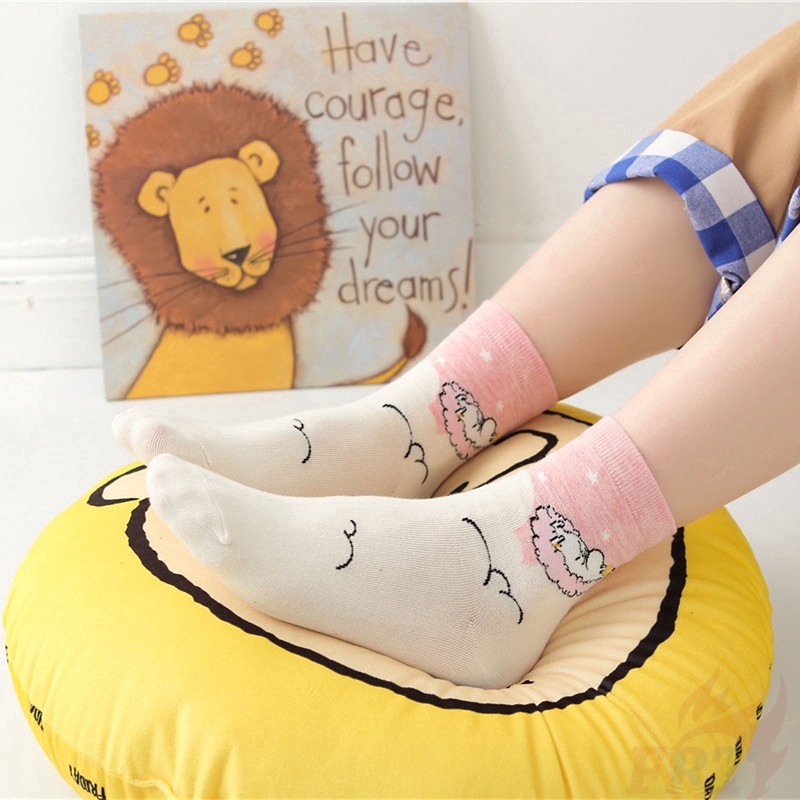 ❀ Moomin Ankle Tất ❀ H&amp;Q Comfortable Socks Cotton Socks Fashion Cartoon Unisex Socks Lovers Sox