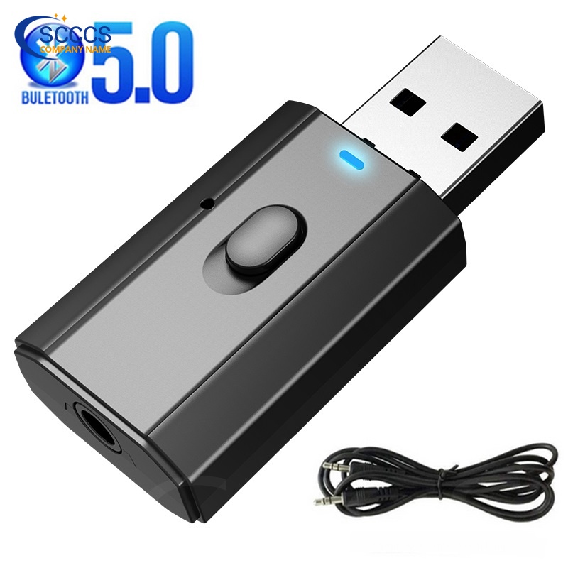 Thiết bị thu phát âm thanh bluetooth cổng usb 3.5 mm cho loa không dây