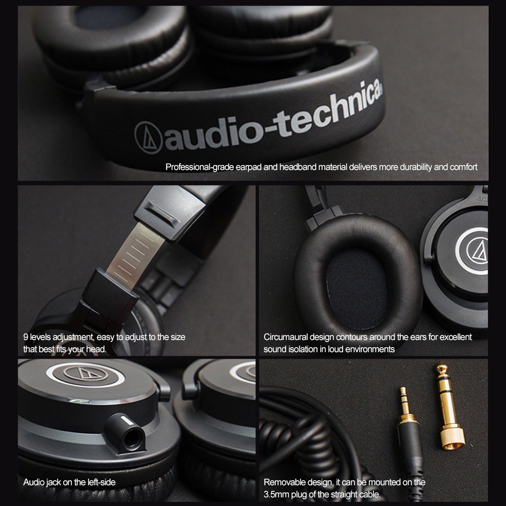 Audio Technica - ATH M40x _ Tai nghe kiểm âm giá rẻ chất lượng