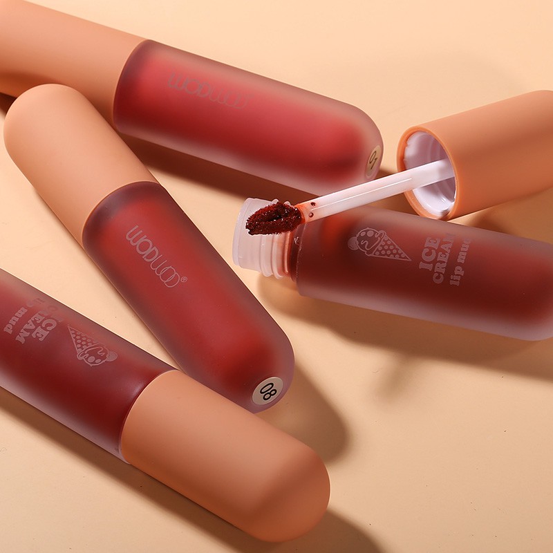 [HOT SELLING] ?? Ice cream lip mud white light matte soft mist caramel orange brown milk tea mousse lip glaze mirror? | BigBuy360 - bigbuy360.vn