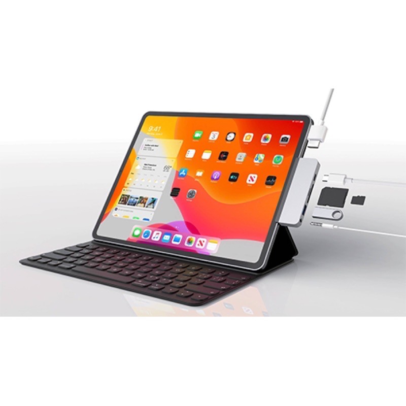 Cổng Chuyển HYPERDRIVE IPAD 6 IN 1 USB-C HUB 4K60Hz (HD319B)