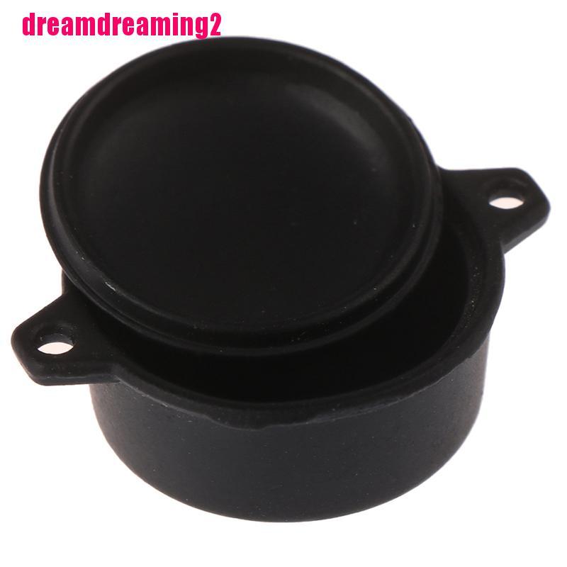 Mô Hình Chậu Cây Mini Màu Đen Tỉ Lệ 1: 12 Dùng Trang Trí Nhà Búp Bê