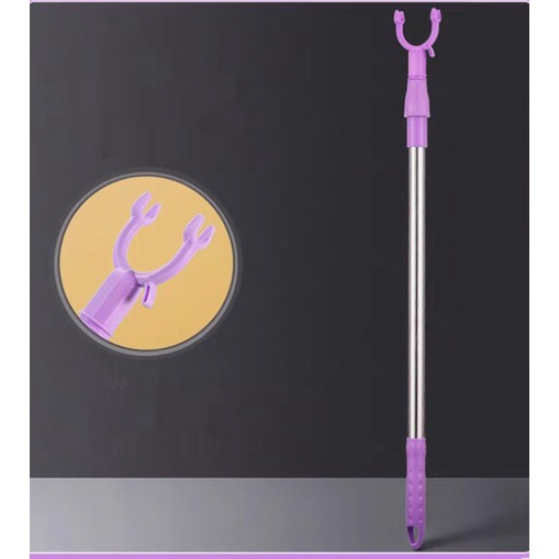 cây treo quần áo-gậy lấy đồ-kích thước dài 85cm-150cm-điều chỉnh được độ dài ngắn