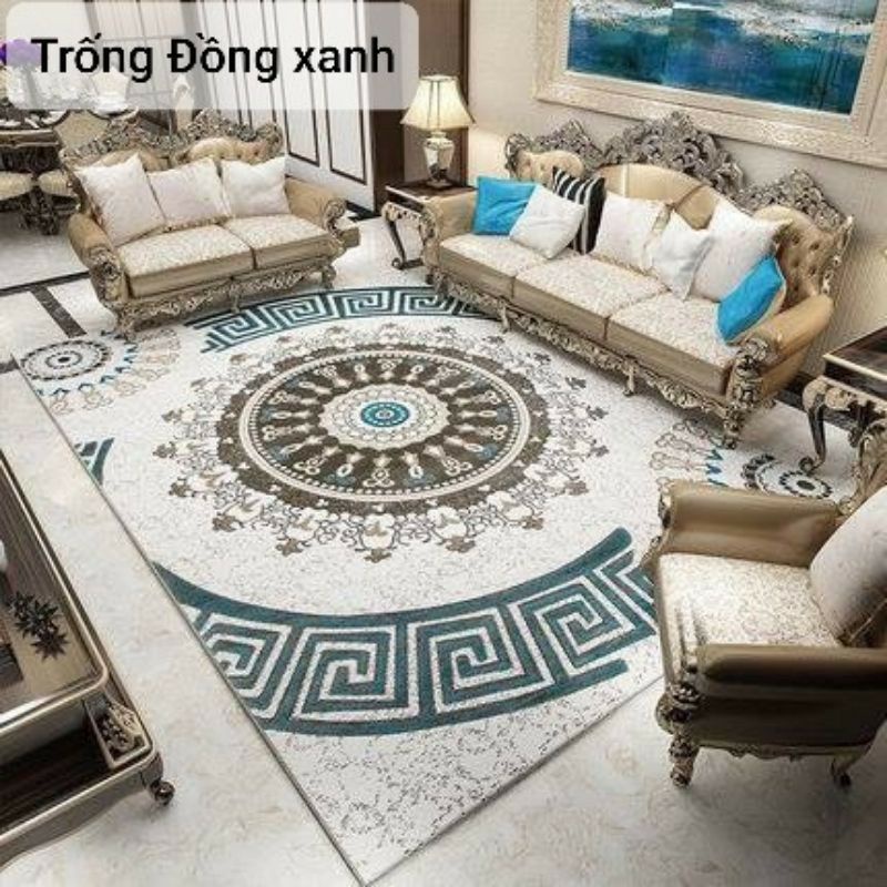 Thảm nỉ lì Bali, thảm trải sàn, trang trí phòng khách 3D sang trọng, nổi bật(1m6×2m3 & 2m×3m), giá rẻ, bền, đẹp, mịn