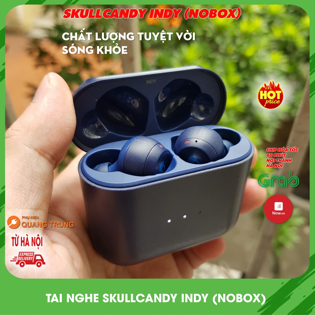 Tai nghe bluetooth Skullcandy Indy, tai nghe True Wireless, âm bass tốt, sóng khỏe, mic rõ nét