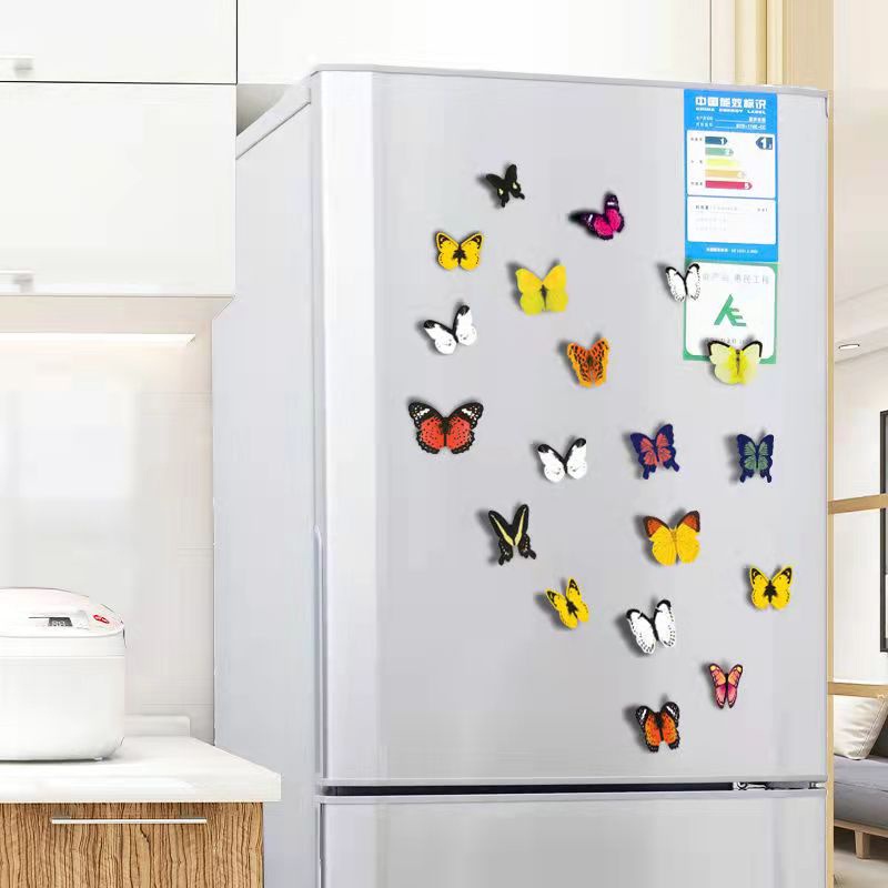 Miếng Dán Tường Trang Trí Hình Bướm 3d Ba Chiều Tự Dính Dành Cho Phòng Khách / Phòng Ngủ / Phòng Khách / Tiệc Cưới / Tủ Lạnh