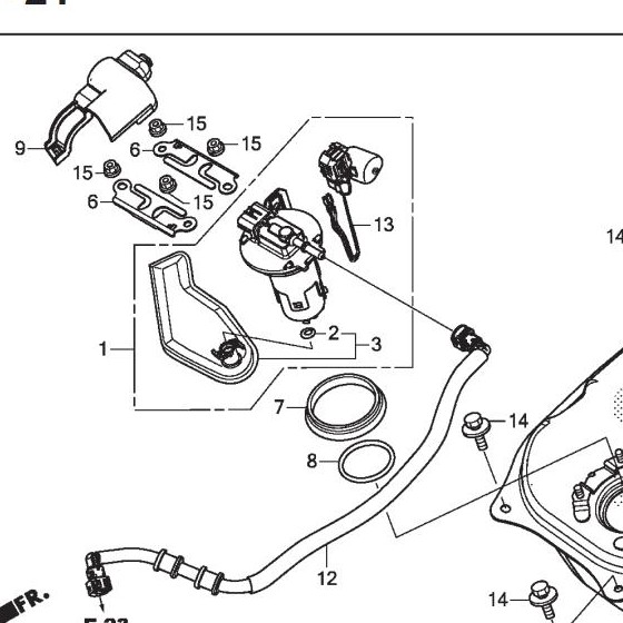 BỘ SIM BƠM XĂNG CÁC ĐỜI XE HONDA