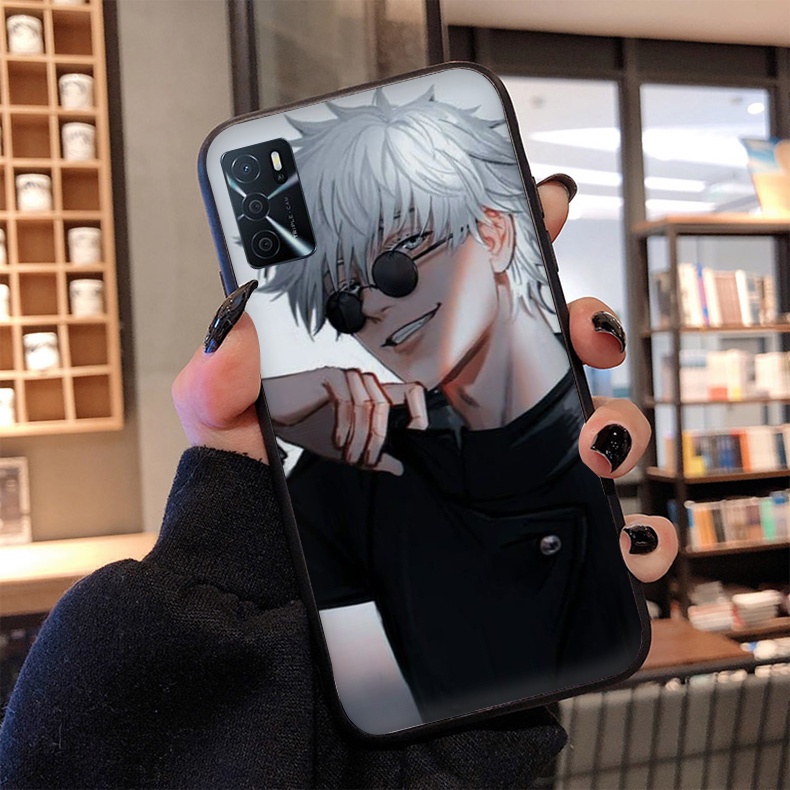 Ốp Điện Thoại Mềm Hình Jujutsu Kaisen Gojo Satoru A Cho Realme C11 C12 C15 C17 C20 C21 C21Y