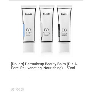 Kem BB làm trắng và lâu trôi Dr.Jart BB cream Rejuvenating Beauty Balm -Silver Label- (SPF35 PA ++) 50ml