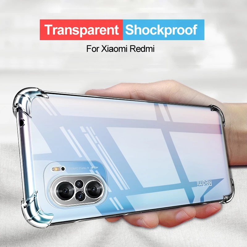 Ốp Điện Thoại TPU Mềm Trong Suốt Chống Rơi Cho Xiaomi Redmi Note 12 11 11S 10 9 8 Pro Max 9S 10S Plus