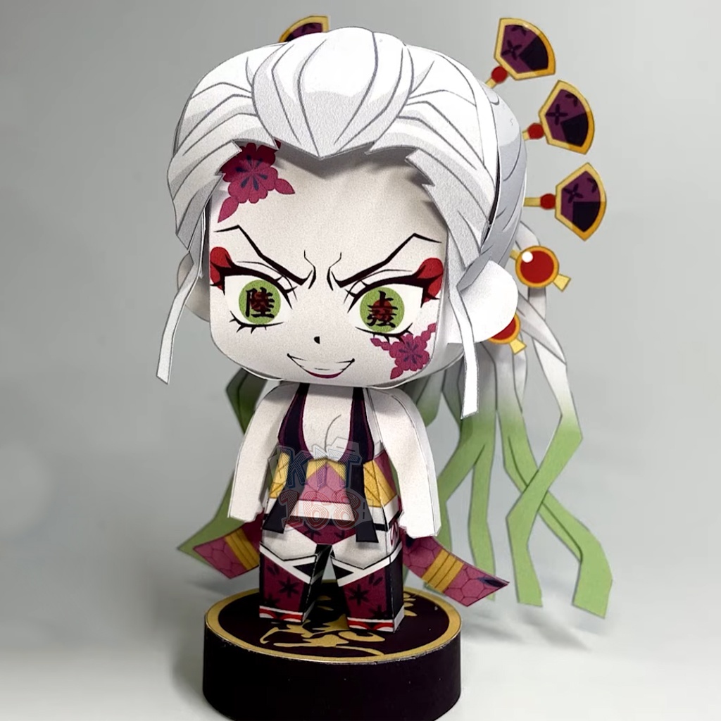 Mô hình giấy Anime Chibi Daki ver 2 – Demon Slayer  + kit hộp trang trí
