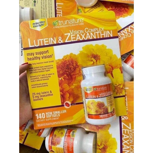 Viên uống bổ mắt date 2/2025 Trunature Lutein & Zeaxanthin  - EDS Hàng Mỹ
