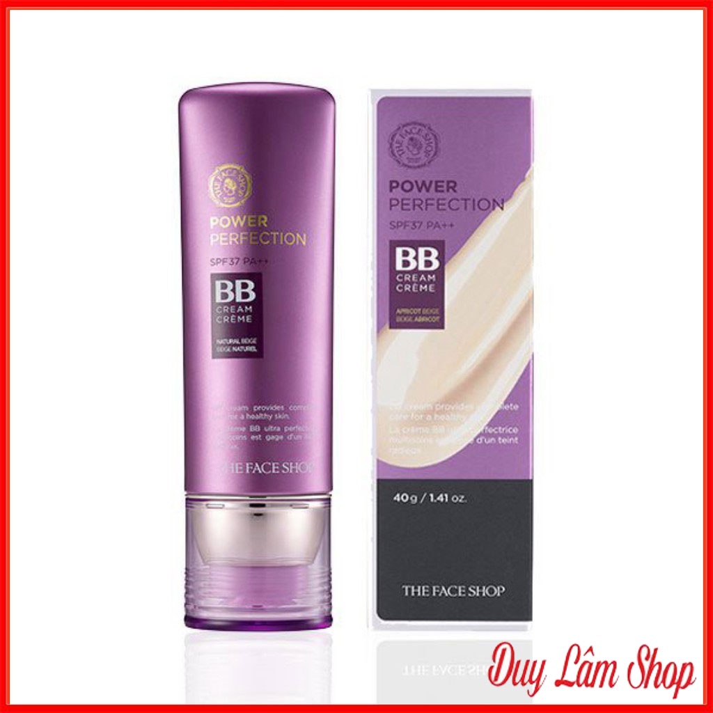 Kem Nền Đa Năng The Face Shop BB Cream Power Perfection SPF37 PA++ 40g