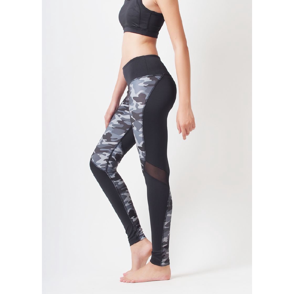 Legging thể thao dài phối đắp