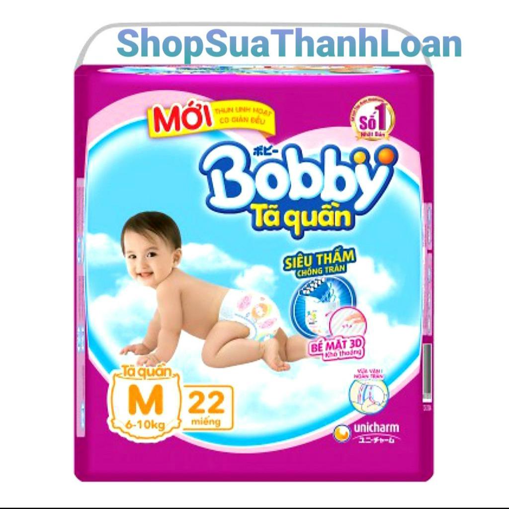 Tã quần Bobby Size M22 Miếng