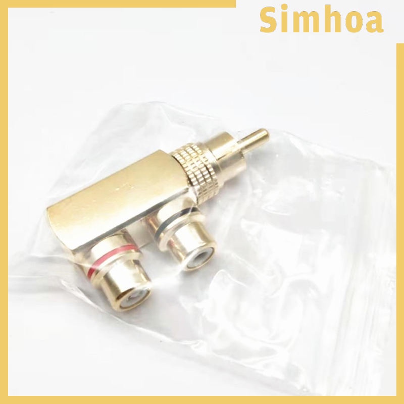 Bộ chia tín hiệu âm thanh RCA 90 độ