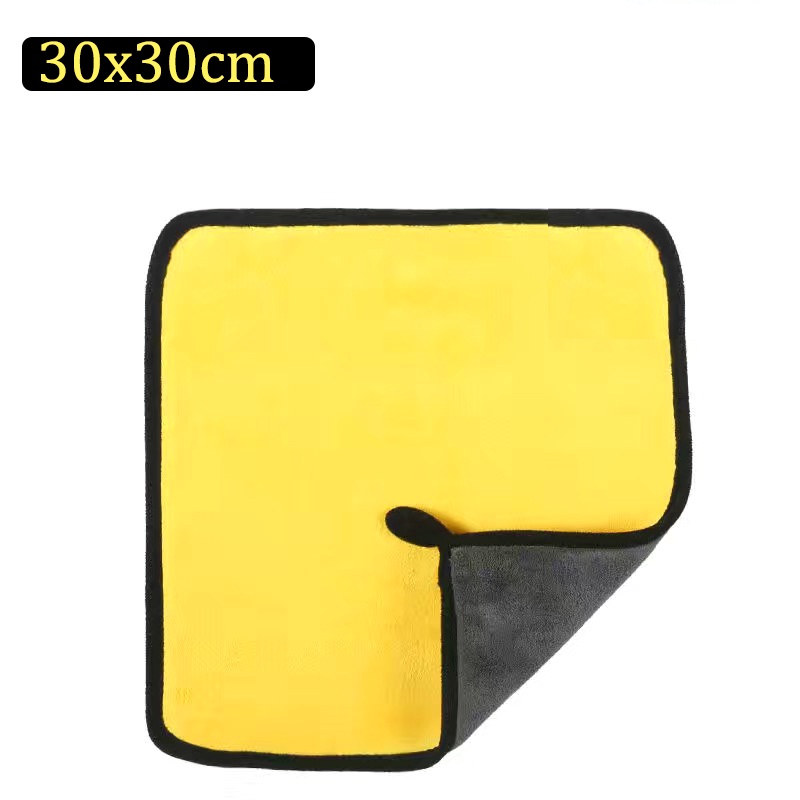 Khăn Lau Xe Hơi Bằng Sợi Micro Siêu Mềm Chống Trầy 30 * 30CM