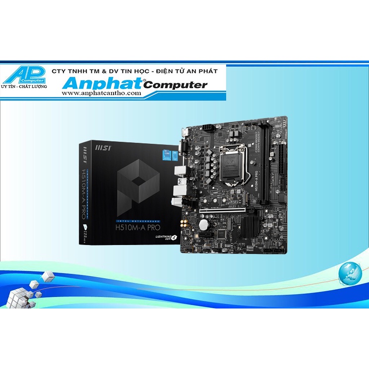 Bo mạch chủ Main MSI H510M-A PRO- Hàng Chính Hãng - Bảo hành 36 tháng