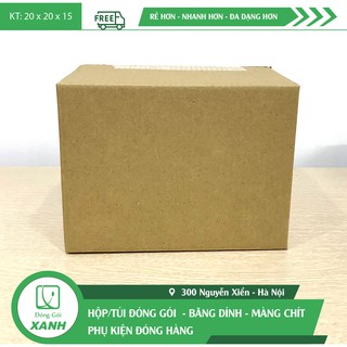 60 hộp carton 20x20x15 giá rẻ