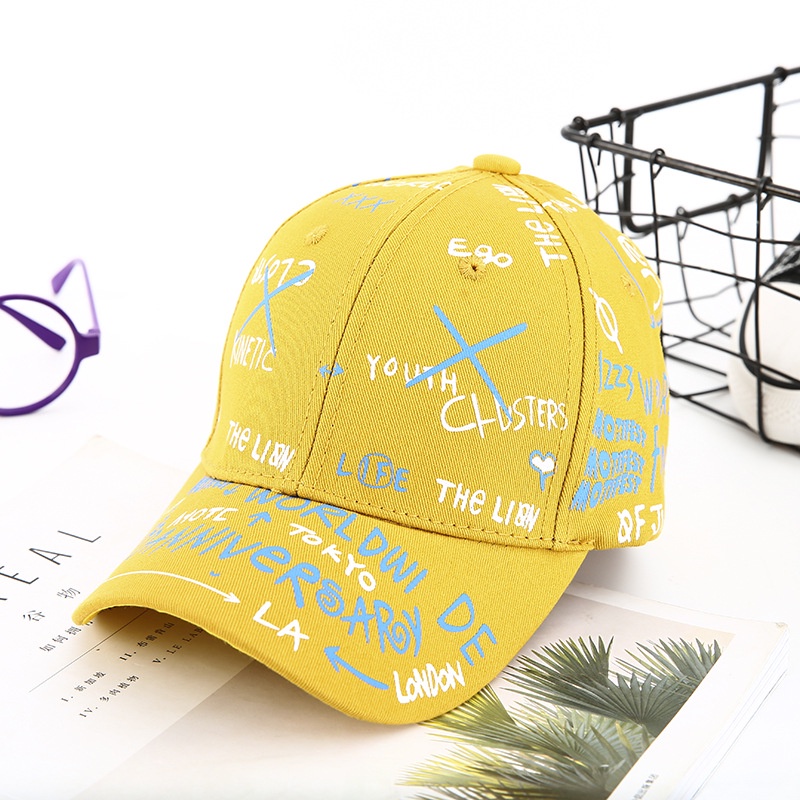 Mũ Lưỡi Trai Chống Nắng In Chữ Tiếng Anh Phong Cách Hip Hop Thời Trang Đi Biển Cho Bé