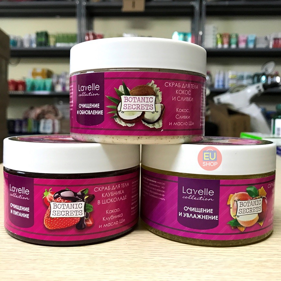 🔔 NEW 🔔 Tẩy da chết Lavelle Botanic Secrets – Tái tạo làm mới làn da với 3 mùi thơm ngây ngất – Lọ 250ml | BigBuy360 - bigbuy360.vn