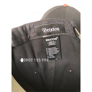 Nón snapback BRIXTON logo thổ dân