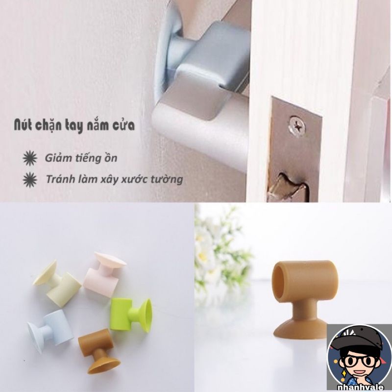 Nút Chặn Tay Nắm Cửa Tránh Va Đập