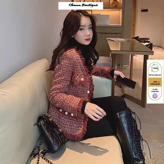 ÁO KHOÁC DẠ , ÁO DẠ NỮ ĐỎ