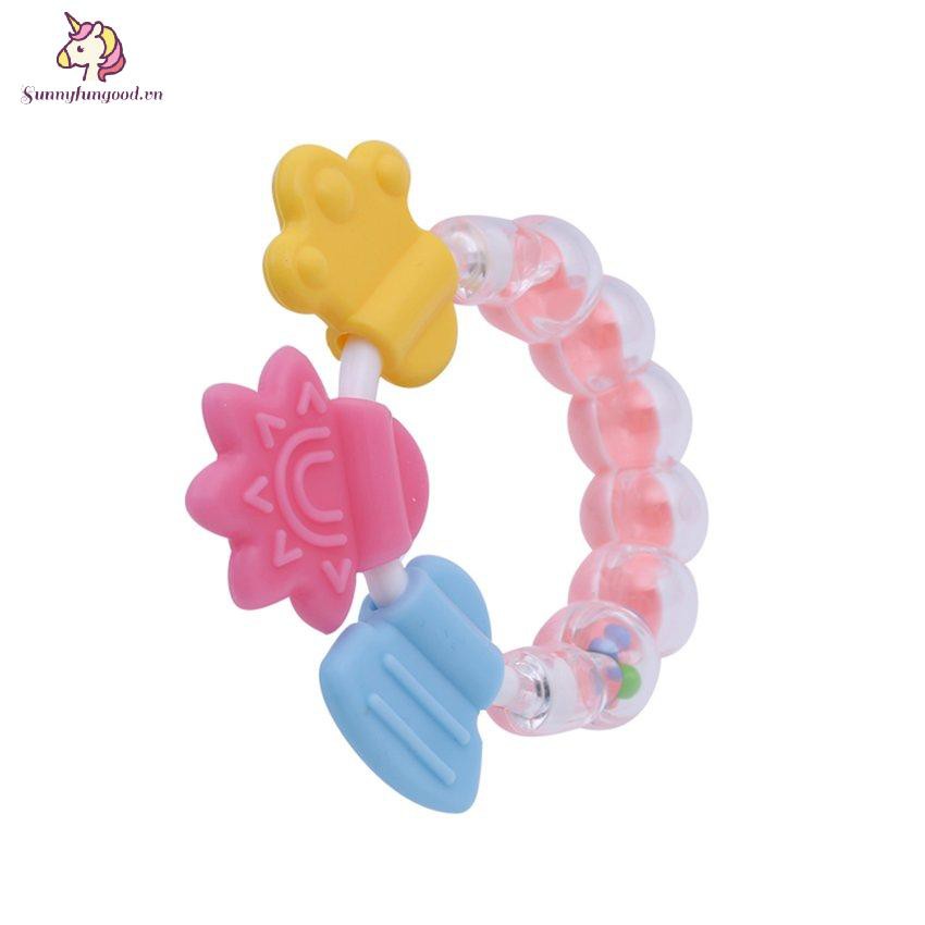 Đồ chơi gặm nướu làm từ silicon vui nhộn cho bé