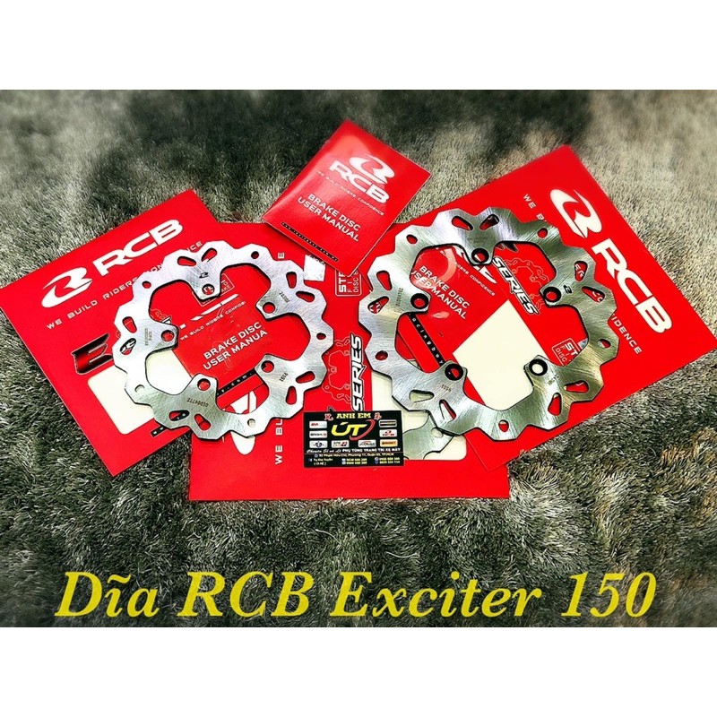 Đĩa RCB Exciter150 ( Trước + Sau ) Hàng Chính Hãng RCB