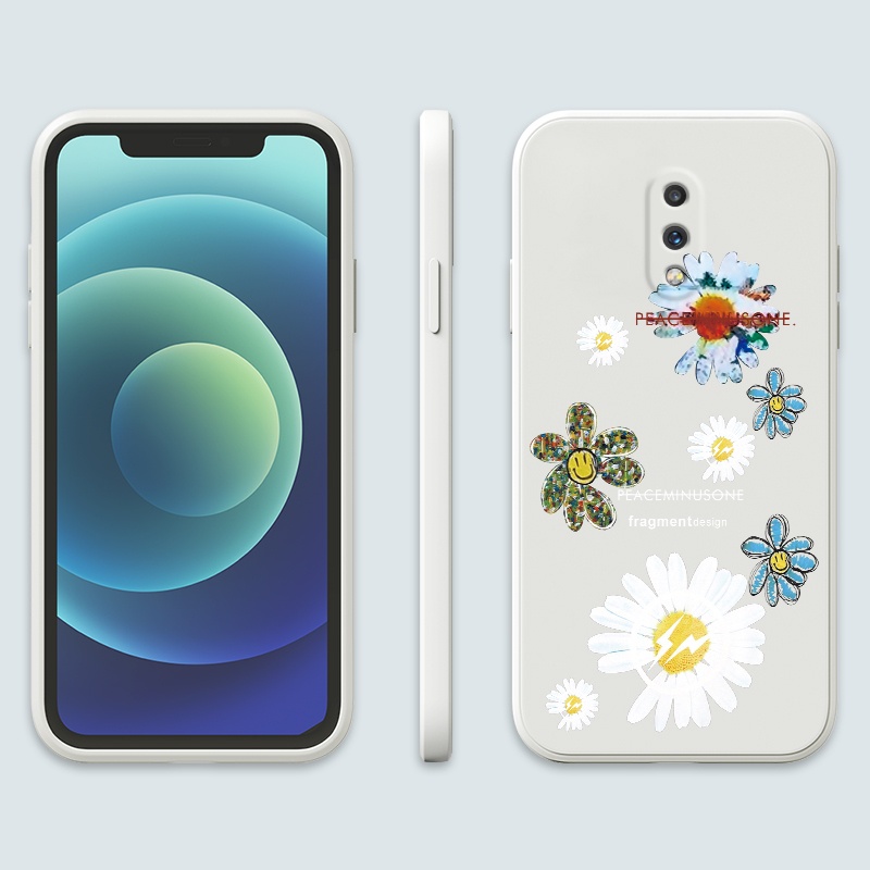 Ốp Điện Thoại Silicon Chống Rơi Họa Tiết Hoa Cúc Cho OnePlus 8T 8 Pro 7 7T 9R 9 Pro Nord2 5G One Plus Phone Casing Silicon Fashion Camera Lens Protector Full Cover simple Liquid silicone Cases