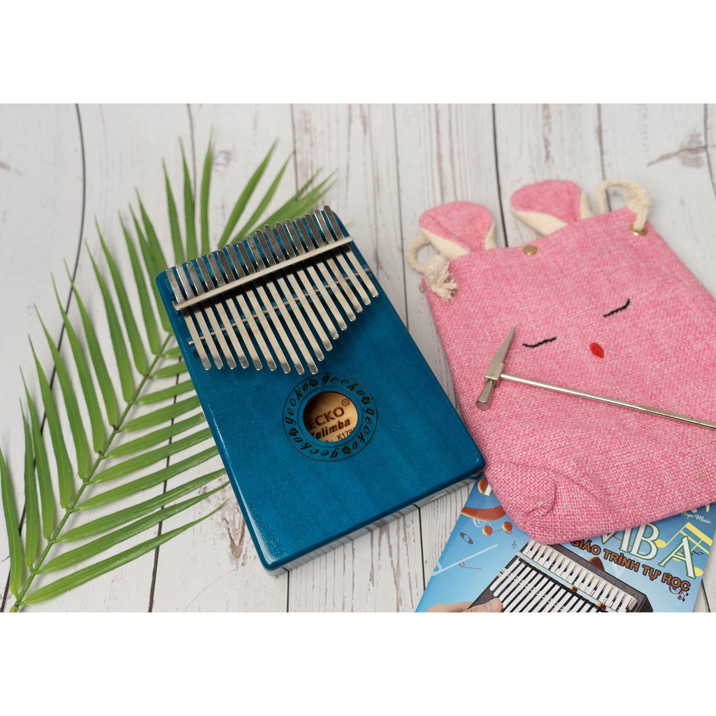 Đàn Kalimba Gecko 17 Phím Chính Hãng - Tặng Túi Tai Thỏ - Full Phụ Kiện