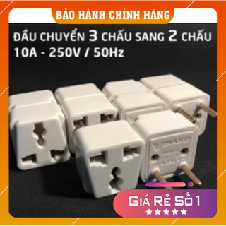 [CHÍNH HÃNG] Phích cắm điện chuyển đổi ổ 3 chấu sang 2 chấu Vinakip