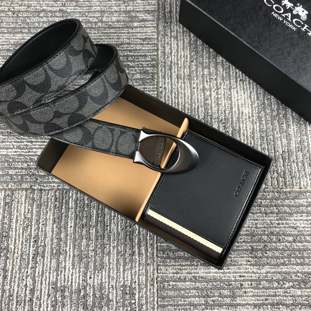 Ví Nam Coach + Thắt Lưng / Hai Trong Một