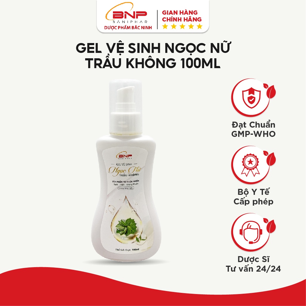 Gel vệ sinh phụ nữ ngọc nữ trầu không 100ml - ảnh sản phẩm 1