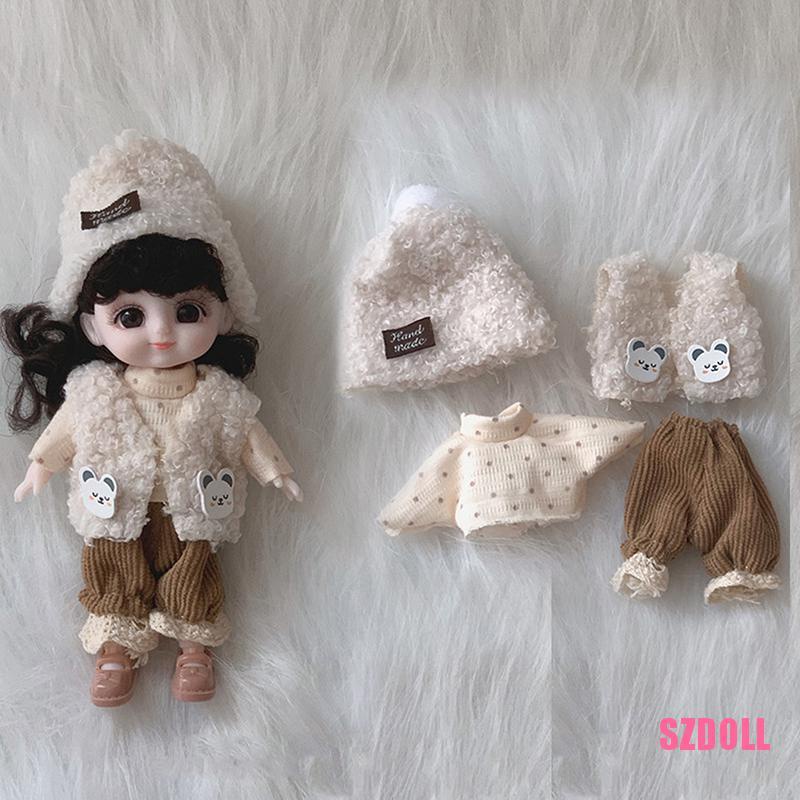 Đầm Đồ Chơi Búp Bê 16Cm Ts1Szdoll 1/8