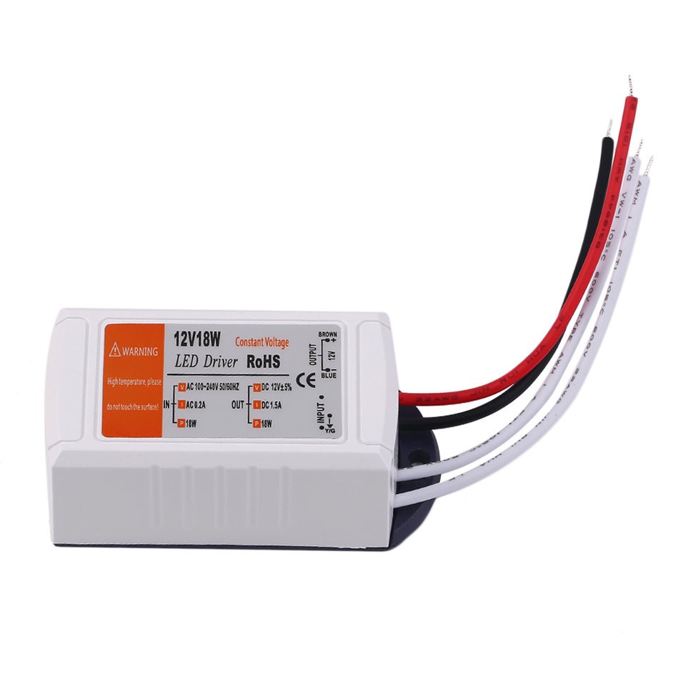 #DEY 18W/28W/48W/72W/100W Power Supply DC 12v LED Driver Adapter Transformer Switch