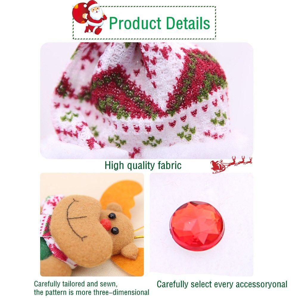 Phụ Kiện Trang Trí Cây Thông Noel Hình Ông Già Noel / Người Tuyết