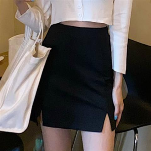 Chân váy bút chì COZOKC dáng ngắn chữ A lưng cao xinh xắn dành cho nữ